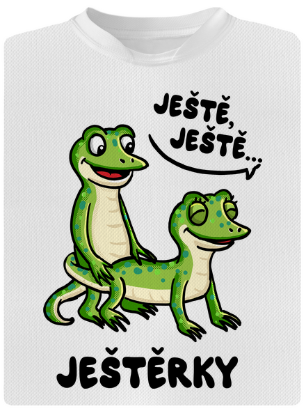 Ještě, ještě pánské sportovní tričko White