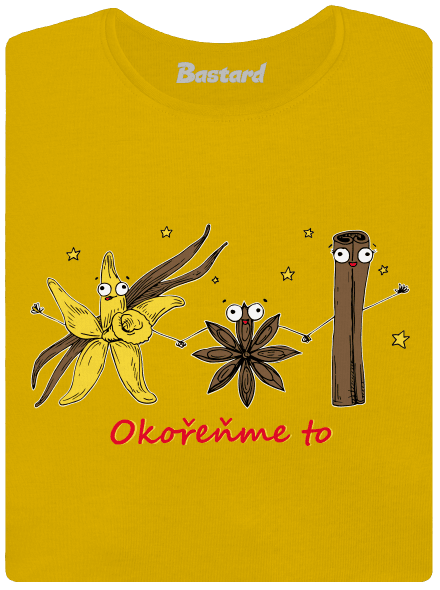 Okořeňme to dámské tričko Yellow
