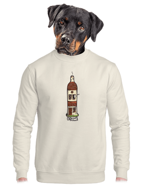 unisex mikina bez kapuce