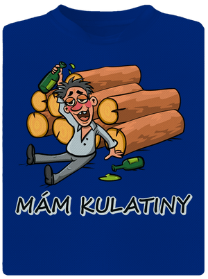 Mám kulatiny pánské sportovní tričko Royal Blue Mal