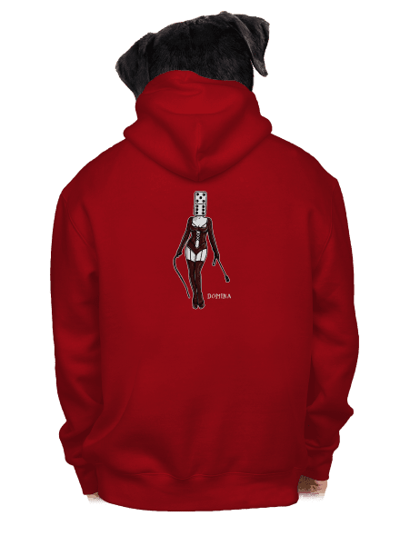 Domina pánská mikina na zip Red
