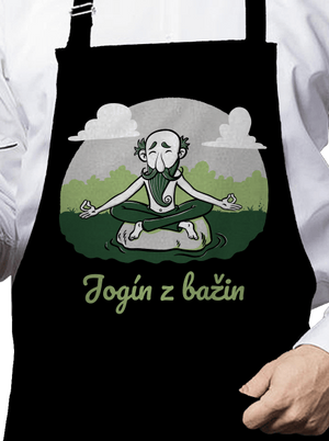 Jogín z bažin zástěra Black