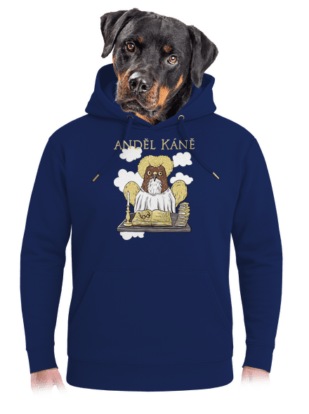 Anděl Káně unisex mikina premium Navy