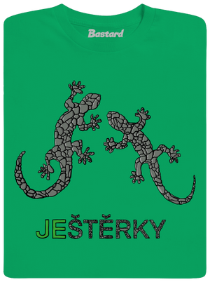 Ještěrky dětské tričko Kelly Green