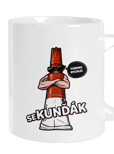 Sekunďák velký hrnek White