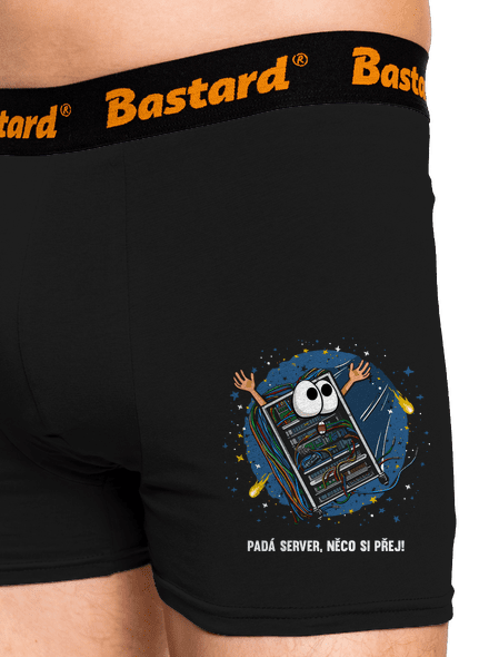 Padá server boxerky Black