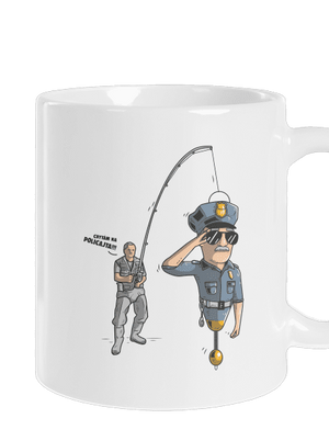 Policajt klasický hrnek White