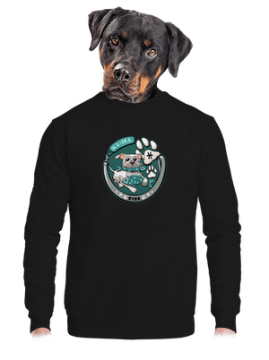 unisex mikina bez kapuce
