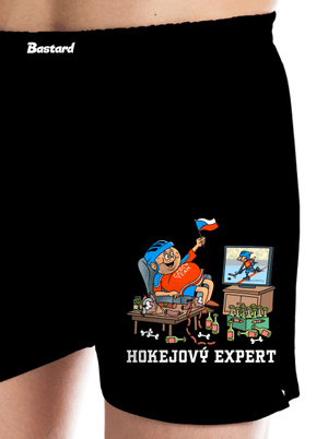 Hokejový expert pánské trenky Black