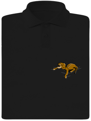 Spící pes pánská polokošile Black