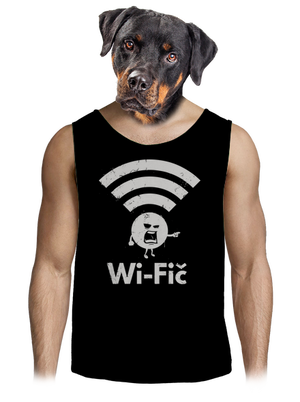 Wifič pánské tílko Black
