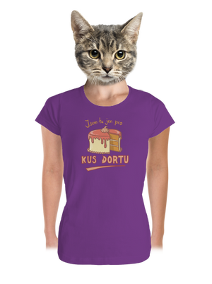 Pro kus dortu dámské tričko premium Purple