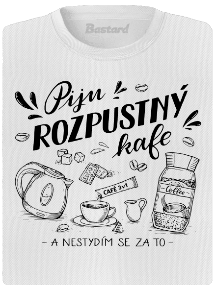 B12: Piju rozpustný dámské sportovní tričko White