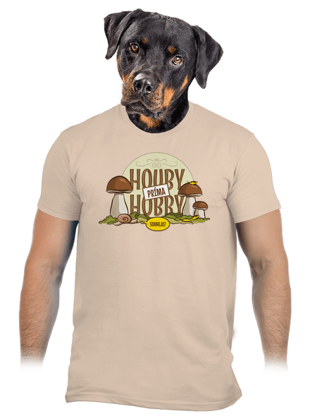 Houby hobby pánské tričko Sand