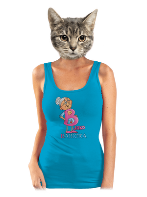 B jako babička dámské tílko klasické Blue Atol