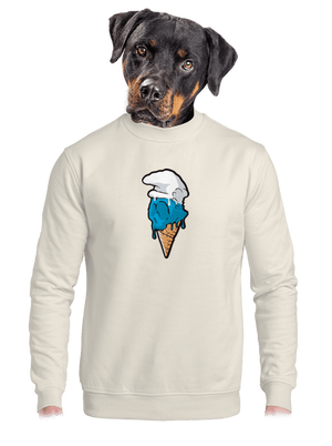 unisex mikina bez kapuce