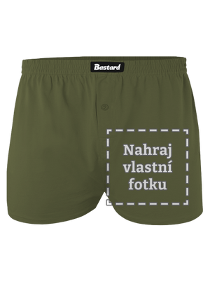 Vlastní potisk pánské trenky Khaki