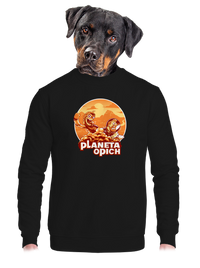 unisex mikina bez kapuce