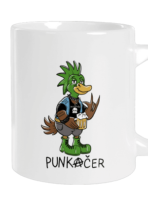 Punkačeří rodina velký hrnek White