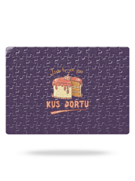 Pro kus dortu puzzle White
