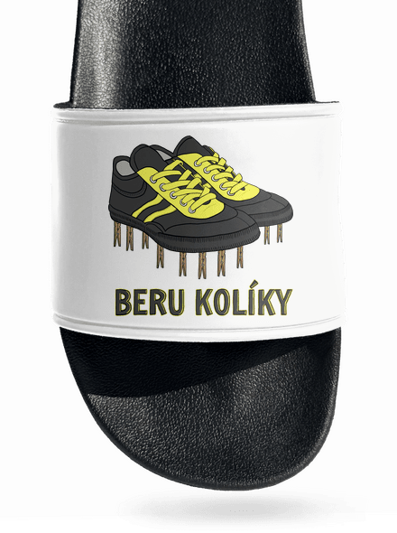 Beru kolíky pantofle White