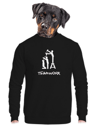 unisex mikina bez kapuce