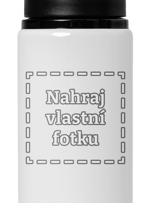 Vlastní potisk lahev na vodu White