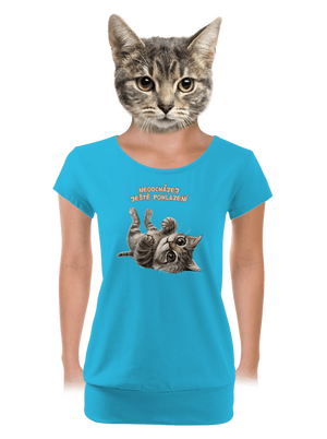 dámské tričko s lemem