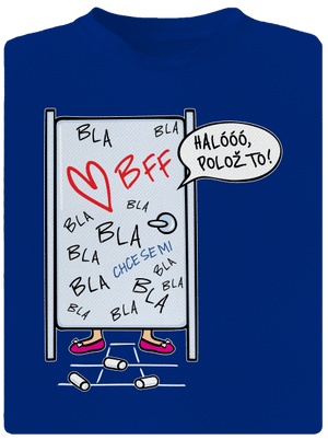 Obsazeno pánské sportovní tričko Royal Blue Mal