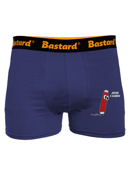 Jedině s gumou boxerky Blue Navy
