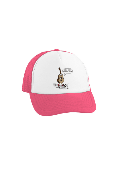 Kytara, nejlepší přítel člověka - rozladěná kšiltovka truckerka Fluorescent Pink cap