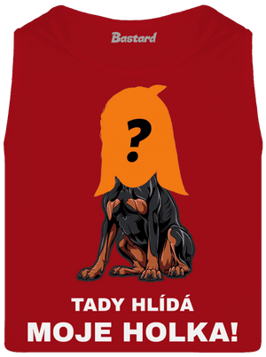 Tady hlídám já pánské tílko Red