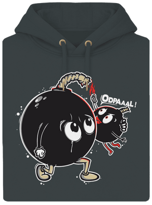 Bomby unisex mikina premium Charcoal