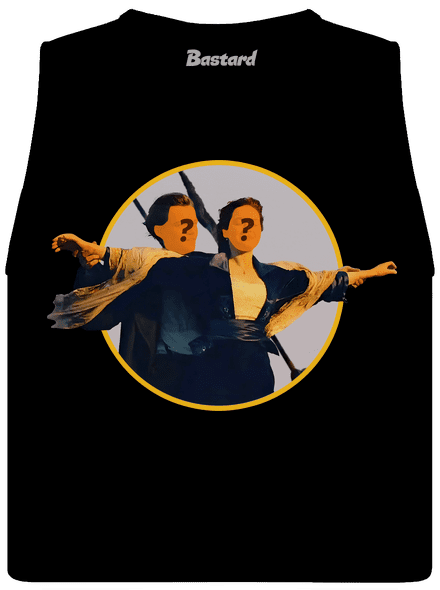 Titanic dámské tílko volné Black