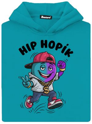 Hip Hopík dětská mikina klokanka Hawaiian Blue