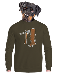 unisex mikina bez kapuce