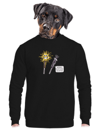 unisex mikina bez kapuce