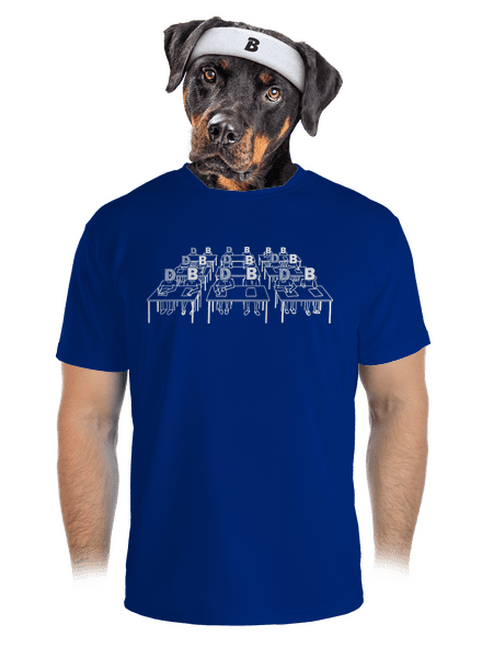 Cimrman: Debil, blbeček pánské sportovní tričko Royal Blue Mal