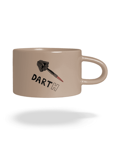Dart(h) hrnek makronka Brown Macaron