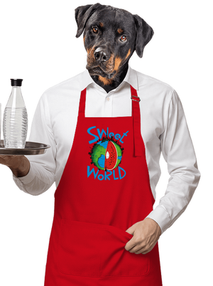 Sweet World zástěra Red