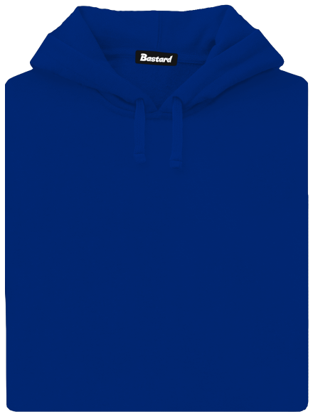 Bez potisku dámská mikina klokanka Royal Blue Mal