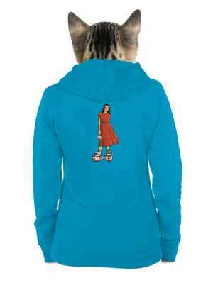 Lodičky dámská mikina na zip Blue Atol