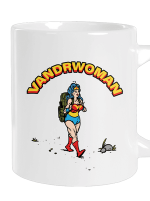 Vandrwoman velký hrnek White