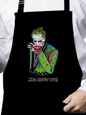 Joker a Harley zástěra Black