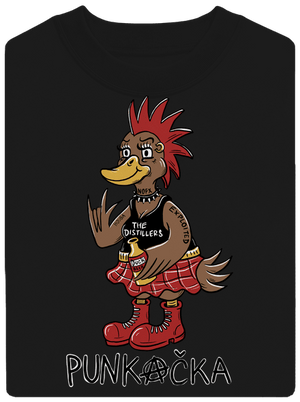 Punkačeří rodina unisex mikina bez kapuce Black