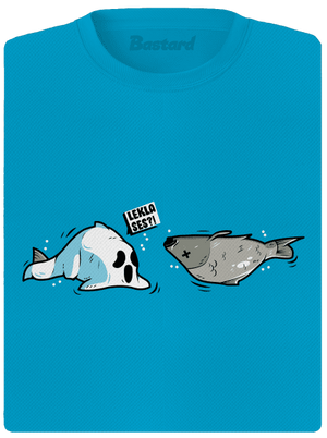 Leklá ryba dámské sportovní tričko Blue Atol