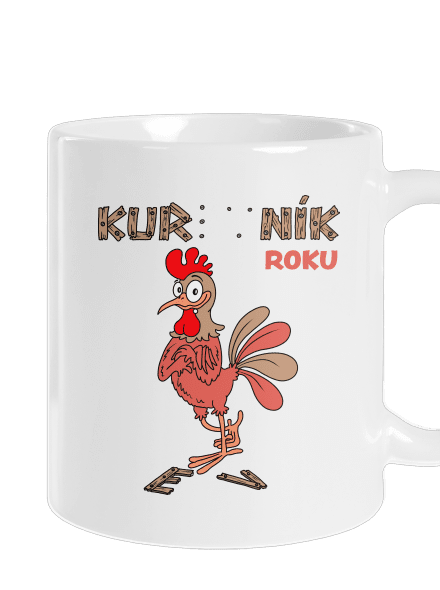 Kur(ev)ník roku klasický hrnek White