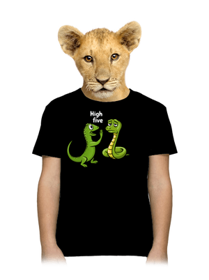 High Five dětské tričko Black