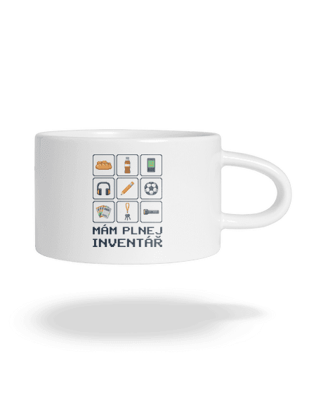 Plnej inventář hrnek makronka White
