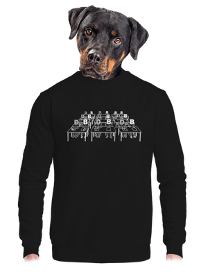 Cimrman: Debil, blbeček unisex mikina bez kapuce Black